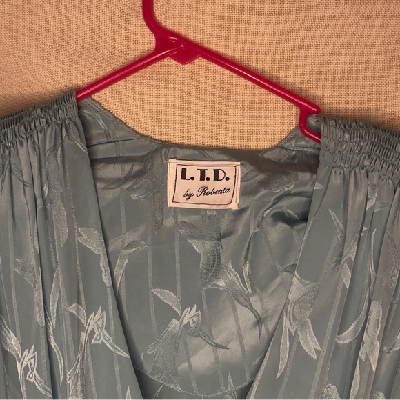 Vintage floral green jumpsuit - Picture 5 of 7